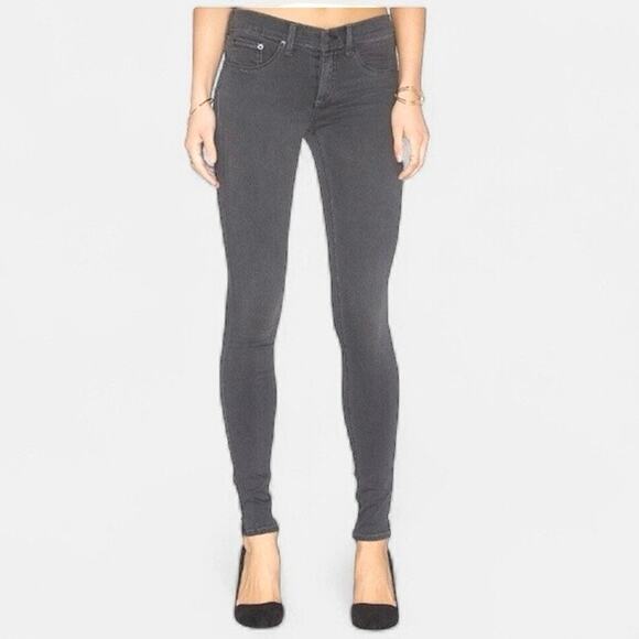 Rag & Bone Dark Gray Skinny Leggings Jeans Size 30 - Picture 2 of 7